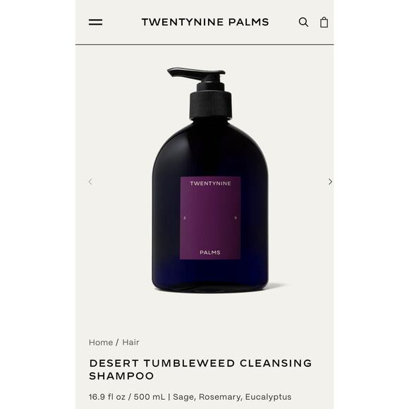 $54 New Twentynine Palms Desert Tumbleweed Shampoo